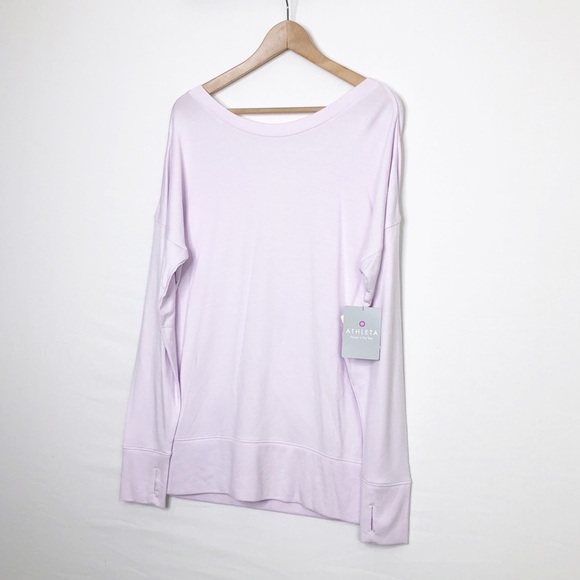 Athleta pastel lavender Chakra Sweatshirt - Picture 9 of 9